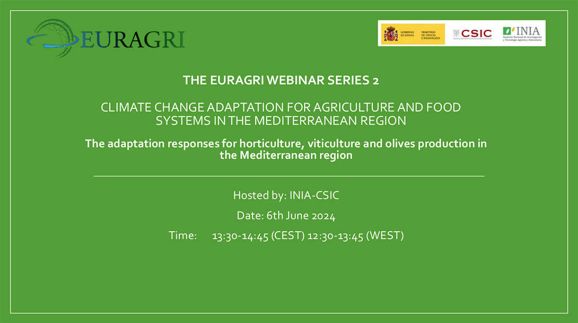webinar3 Climate change adaptation for agriculture and food systems in the Mediterranean region | EURAGRI webinar3 Climate change adaptation for agriculture and food systems in the Mediterranean region | EURAGRI